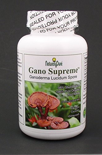 Mushroom Supplement | Certified Organic Ganoderma Lucidum, 90 Vegan Caps