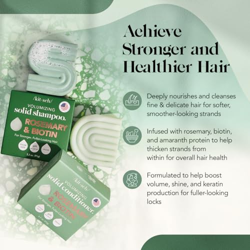 Shampoo and Conditioner Bar Set | 2pc, Hair Growth, Paraben Free