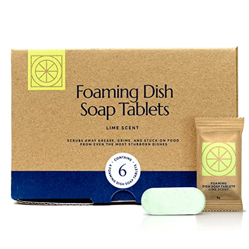 Dish Soap Tablets | 6 Pack, Lime Scent