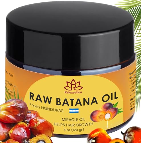 Batana Oil | 100% Pure, 4 oz, Promotes Hair Growth, Prevents Hair Loss