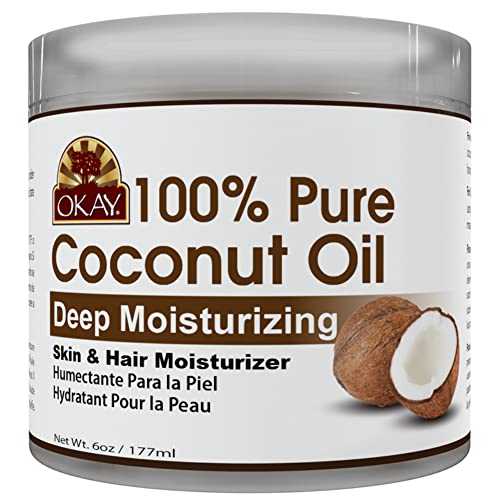 Coconut Oil | 100% Pure, 6oz Jar for Hair and Skin