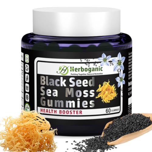 Sea Moss Gummy Supplements | Natural Health Boost, 60 Gummies