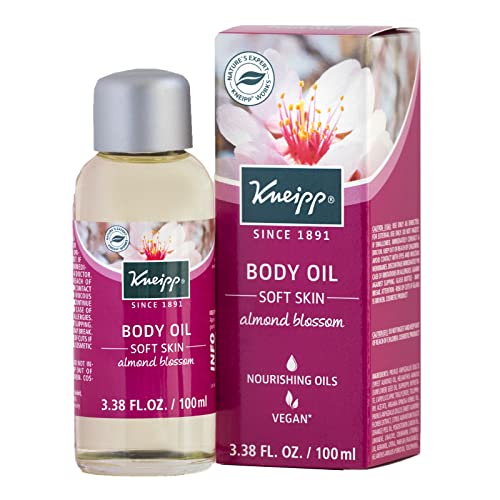 Body Oil | Hydrating Sweet Almond, Argan & Sunflower Oils, Non-Greasy