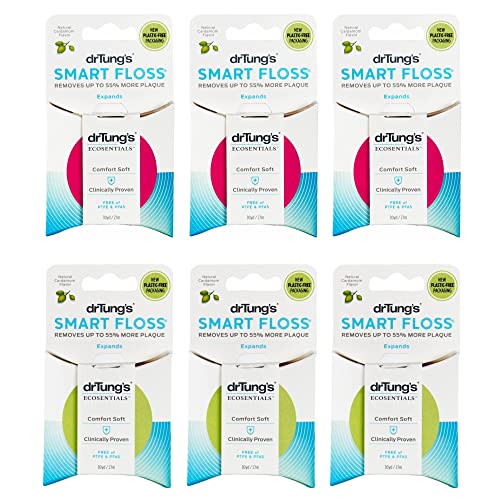 Dental Floss | Natural Cardamom Flavor, PTFE & PFAS Free, Pack of 6