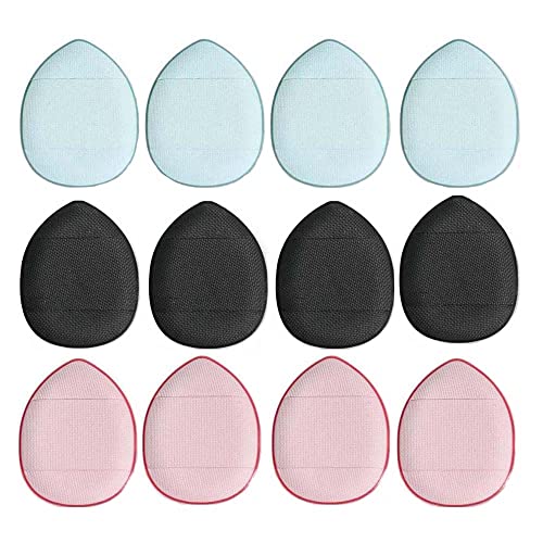 Makeup Sponge Set | Mini Soft Finger Puffs, 12 Pack for Foundation & Concealer