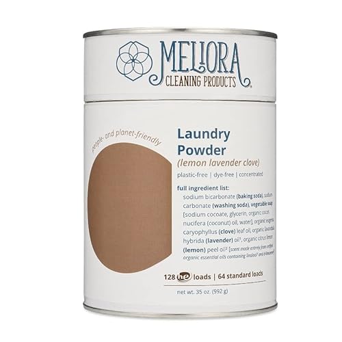 Laundry Powder Detergent | 128 HE Loads, Lemon-Lavender-Clove Scent