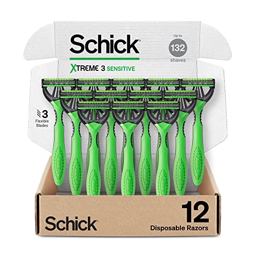 Disposable Razor | Sensitive Skin, 12 Count