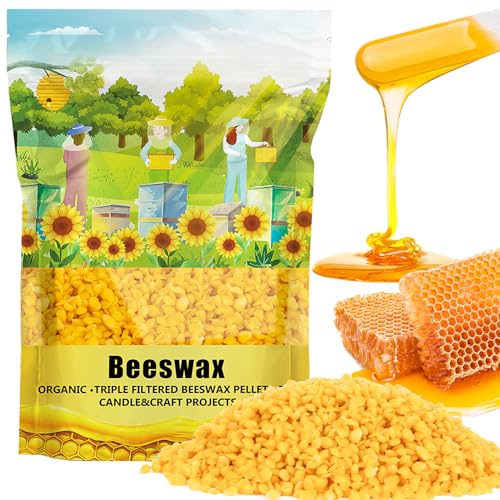 Beeswax Pellets | Pure Bulk, 1358g for DIY Candles, Skin Care, Soap