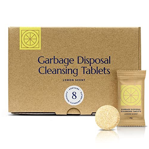 Garbage Disposal Cleaner | 8 Pack, Foaming Tablets, Deodorizer