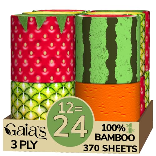 Toilet Paper | 12 Mega Rolls, 3 Ply, Eco-Friendly, FSC Certified