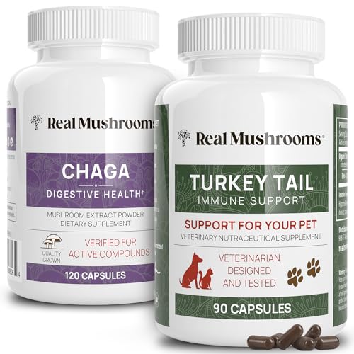 Mushroom Supplement | 120ct for Humans, 90ct for Pets, Vegan, Non GMO