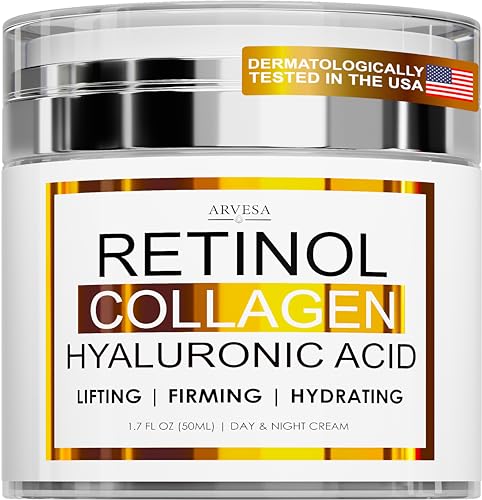 Retinol Cream | Anti-Aging Moisturizer, Collagen & Hyaluronic Acid