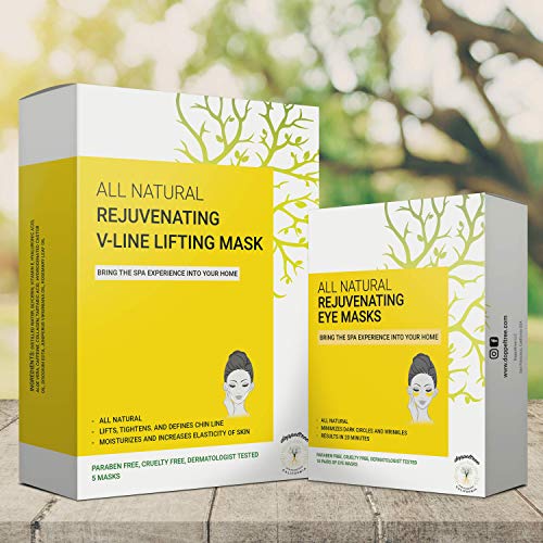 Under Eye Mask Set | V Line Lifting Chin Mask, Hydrating Treatment