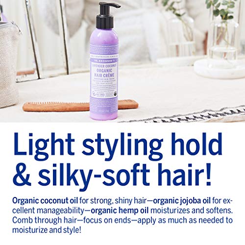 Hair Crème | Lavender Coconut, 6 Ounce, Leave-In Conditioner, Nourishes Scalp