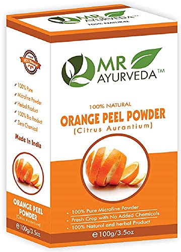 Face Mask | 100% Organic Orange Peel Powder, No Added Chemicals, 100 Grams