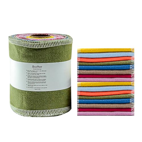 Reusable Toilet Paper | 28 Pcs, Washable, 2-Sided, Eco-Friendly Alternative