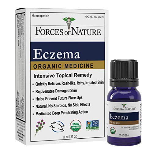 Eczema Cream | Organic Homeopathic Treatment, 0.37 fl oz, Soothing Relief for Itchy Skin