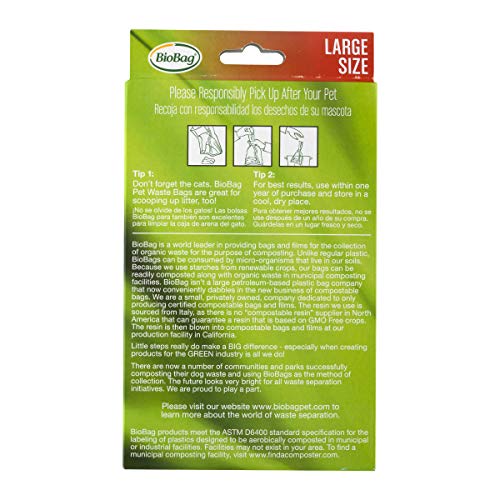 Dog Waste Bags | Large Size, 35 Count, Pack of 4