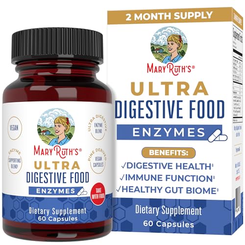 Digestive Enzymes Capsules | 60 Count, Up to 2 Month Supply, Vegan, Gut Health Support