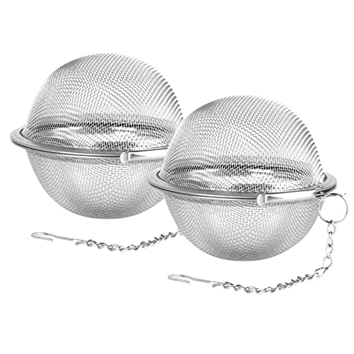 Tea Infuser | Stainless Steel Mesh, 2.7 inches, 2 Pack