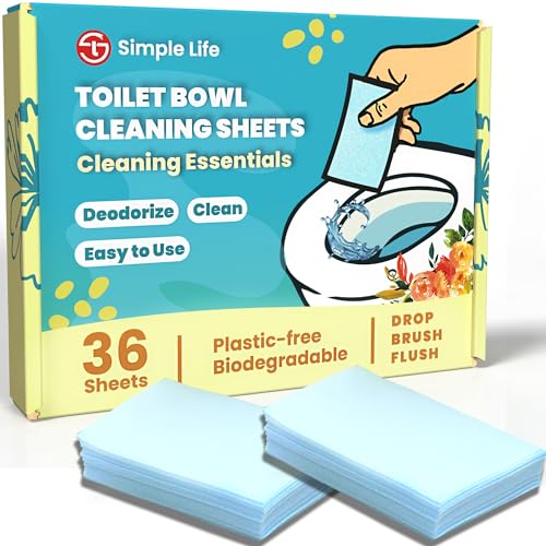 Toilet Bowl Cleaner Strips | Eco-Friendly, Non-Toxic, 36 Count