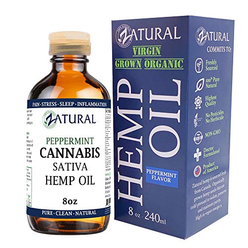 Hemp Oil | 100% Pure, Cold Pressed, 8 Ounce