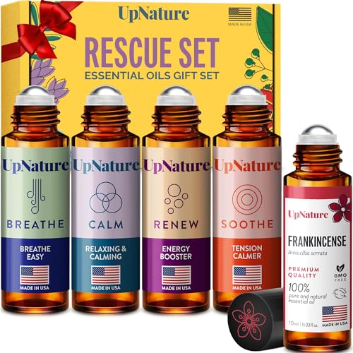 Essential Oil Bundle | Frankincense & Rescue Set, On-The-Go Aromatherapy