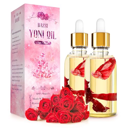 Feminine Deodorant | Organic Yoni Oil pH Balance, Strawberry Essential Oil, 2 Pack