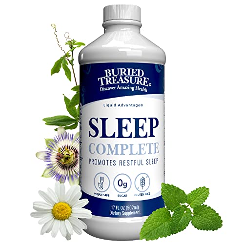 Sleep Supplement | 16 oz, Herbal Complex with Chamomile, Passion Flower, Lemon Balm, Melatonin