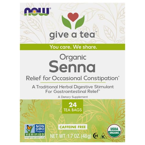 Herbal Tea | Organic Senna, Caffeine-Free, 24 Bags