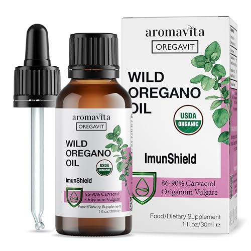 Oregano Oil Supplement | Organic, Vegan, Non-GMO, 1 fl oz.