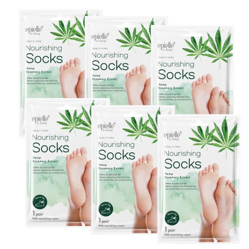 Foot Mask | Deep Moisturizing | 6 Pack | 100% Vegan & Cruelty-Free