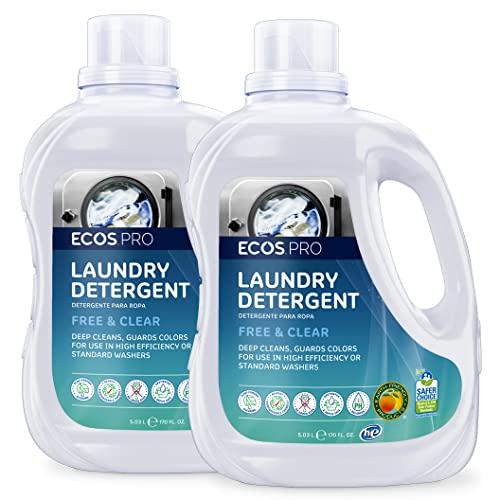 Liquid Laundry Detergent | Free & Clear, 170 fl oz, Pack of 2