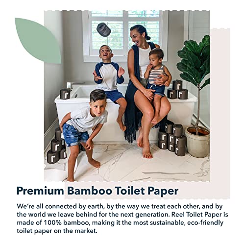 Toilet Paper | 24 Rolls, 3-Ply, Tree-Free, Zero Plastic Packaging