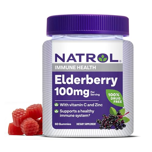 Elderberry Gummies | 100mg, 60 Count, Immune Health Support