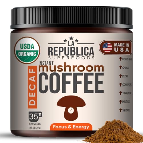 Mushroom Coffee | Organic Decaf, 7 Superfood Varieties