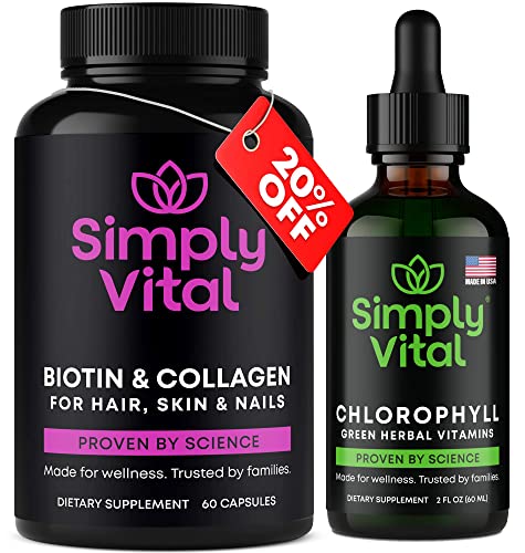 Biotin Pills | 5000mcg, Supports Healthy Hair, Skin & Nails, Made in USA