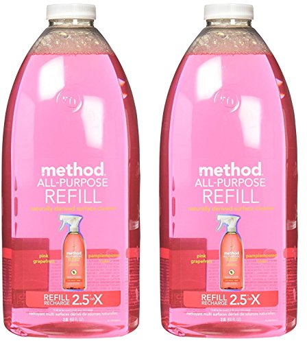 All-Purpose Cleaning Spray | Pink Grapefruit, 68 Fl Oz, 2-Pack Refill Bottle