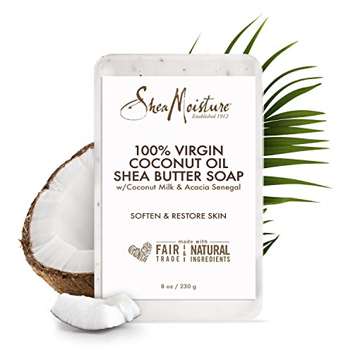 SheaMoisture SHEA MOISTURE 100% Virgin Oil Butter Soap,Coconut,8 Oz (U-BB-2690)