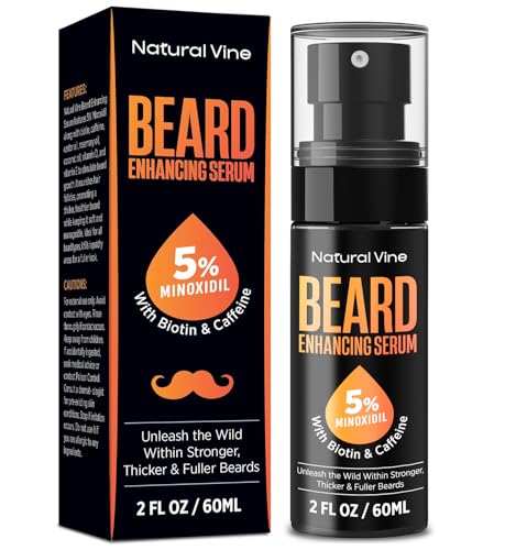 Beard Growth Oil | Minoxidil, Biotin & Caffeine - 2 fl oz.