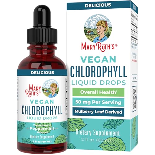 Chlorophyll Liquid Drops | Mulberry Derived, Vegan, 2 Fl Oz