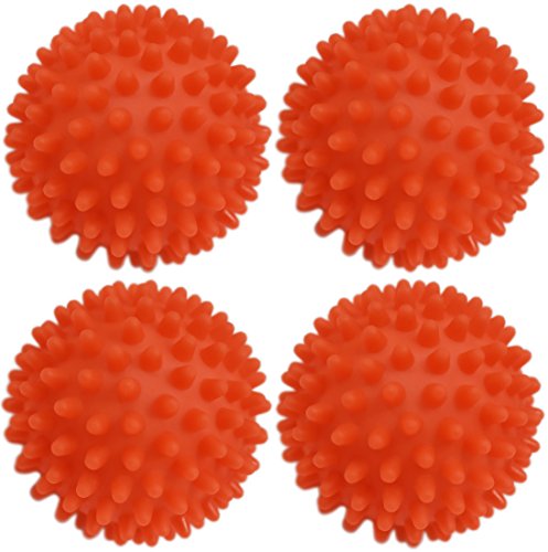 Dryer Balls | Reusable, 4 Pack, Orange