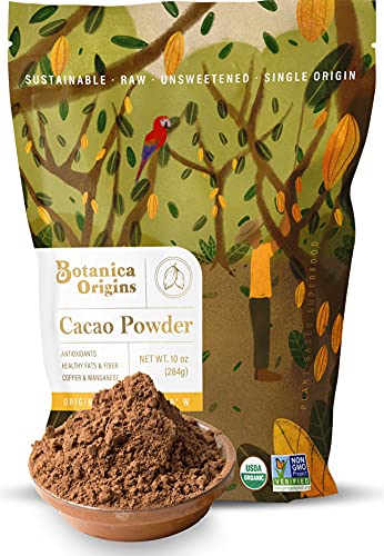 Cacao Powder | Organic, Raw, Unsweetened, 10 oz, Vegan, Keto, Paleo Friendly