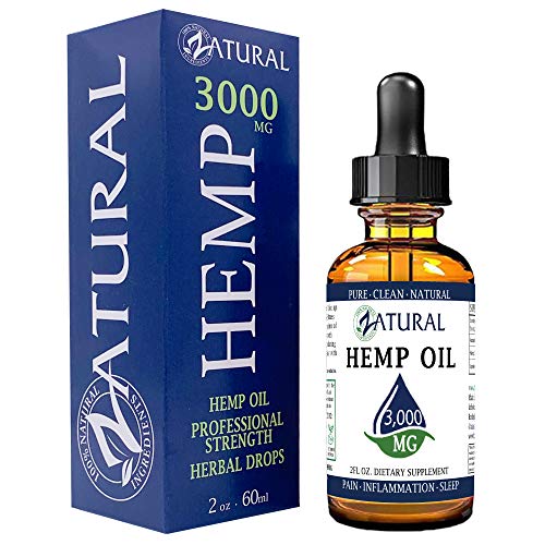 Hemp Oil Drops | 3,000mg, Rich in Omega 3 & 6