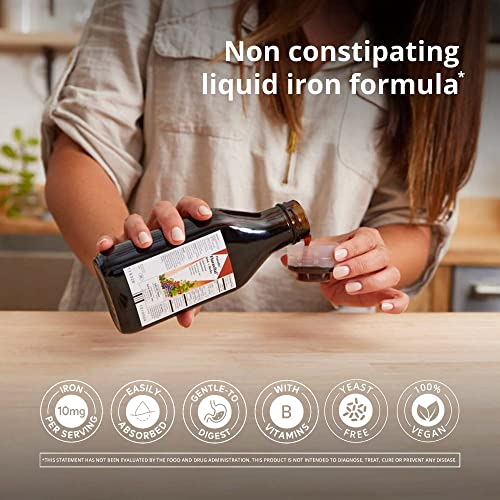 Iron Supplement | Liquid Herbal Formula, Energy Support, Vegan Friendly