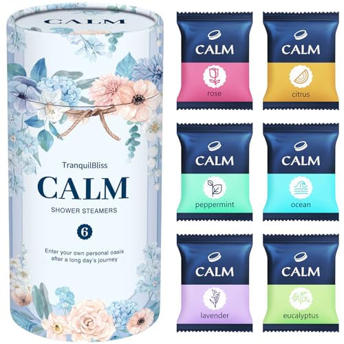 Shower Steamers | 6 Count, Scented Relaxation Bombs