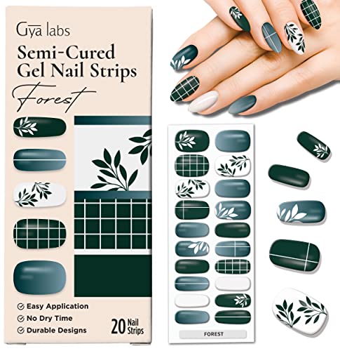 Nail Stickers | Semi-Cured Gel, 20 Pcs, Long Lasting