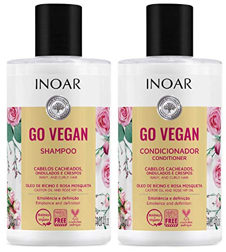 Shampoo & Conditioner Set | Castor Oil & Rosehip Oil, 10.14 oz. each