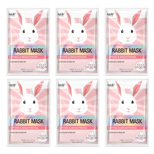 Face Mask | 6 Pack, Animal Designs, Korean Beauty, All Skin Types