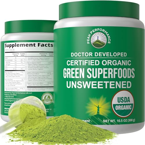 Superfood Powder | Unsweetened, 25+ Organic Ingredients, Vegan, Keto